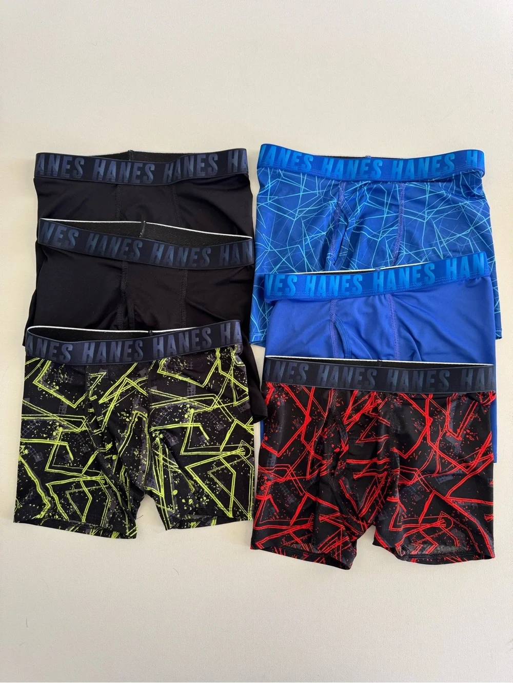 Kids Hanes Performance Boxer Briefs Bundle Size M
